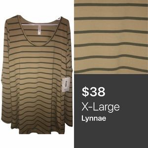🆕🍂 LuLaRoe XL Lynnae Long Sleeve Shirt - BNWT